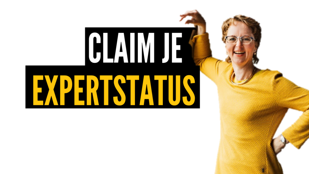 claim je expertstatus autoriteit